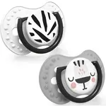 Lovi Cumlík silikónový dynamický Salt & Pepper 6 - 18 m 2 ks