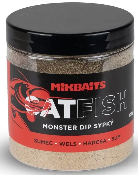 Mikbaits sypký dip monster catfish 100 g
