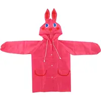 Teddies Pláštenka detská Králik veľkosť 110 - 120 cm ružová