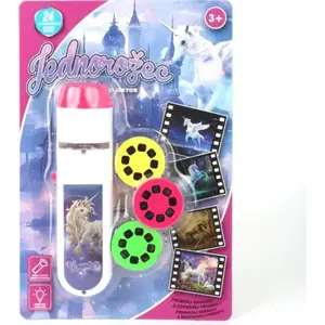Baterka a projektor jednorožci