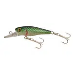 Kamasaki wobler perch 3 zelená-strieborná 4,5 cm 3,5 g