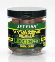Jet fish vyvážené boilie legend range banán chilli 250 ml - 20 mm