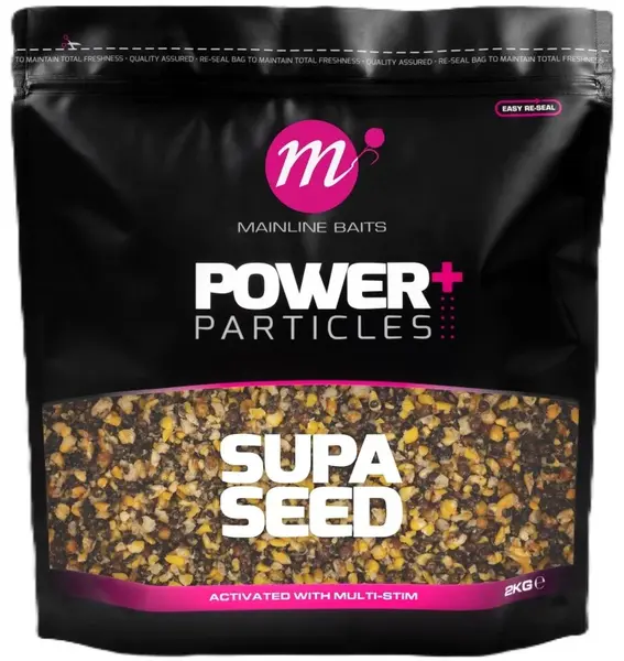 Mainline ochutený partikel power+ supa seed 2 kg