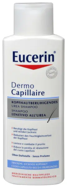 Eucerin Upokojujúci šampón s ureou Dermocapillaire (Shampoo) 250 ml