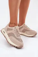 BIG STAR SHOES Semišové Sneakersy Na Platformě Dámské Big Star