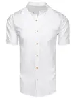 Bílá pánská košile s krátkým rukávem