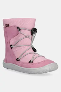 Froddo  boty zimní dětské kožené BAREFOOT TEX TRACK WOOL