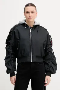 Alpha Industries  Bunda  Short Hooded Bomber Light W