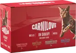Kapsičky CARNILOVE pro dospělé kočky ve šťávě multipack 12×85 g