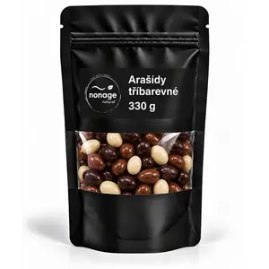 NONAGE Arašídy tříbarevné 330 g