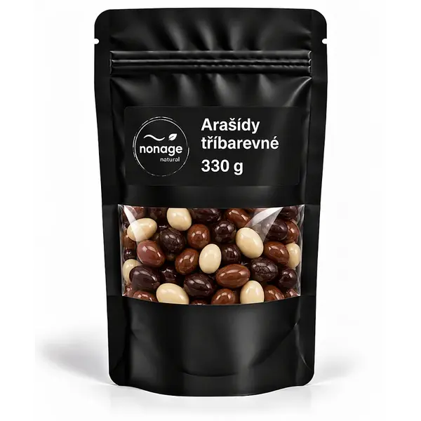 NONAGE Arašídy tříbarevné 330 g