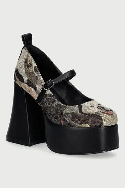 Koi Footwear  lodičky The Hound Tapestry Platform Heels