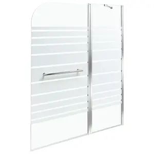 Beliani NÁSTAVEC NA VANU 140/100 cm Stříbrný Tuapi