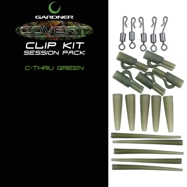Gardner systém na bočnú záťaž covert clip kit pack-priehľadná zelená
