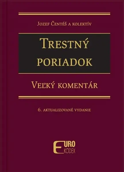 Trestný poriadok - Jozef Čentéš