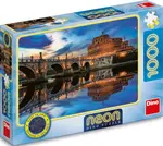 Puzzle Andělský hrad 1000 dílků neon (poškozené)
