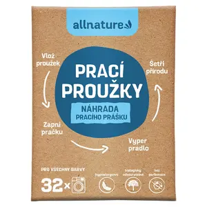 ALLNATURE Prací proužky 16 kusů 32 praní