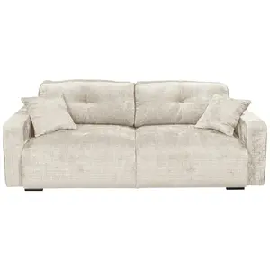 MID.YOU ROZKLÁDACÍ POHOVKA, textil, béžová