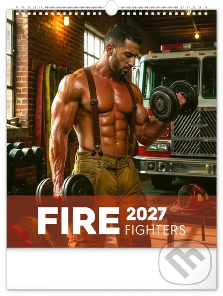 NOTIQUE Nástenný kalendár Dreamy Firefighters 2027