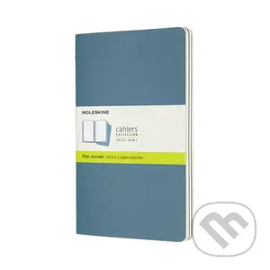 Moleskine – sada 3 stredných zápisníkov Cahiers – modrá