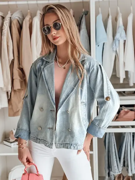 Dámská džínová oversize bunda OVERSOLI