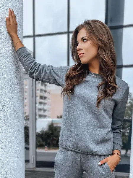 Dámská mikina FASHION II tmavě šedá Dstreet