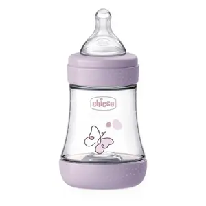 CHICCO Láhev kojenecká antikoliková Perfect5 150 ml dívka pomalý průtok 0m+