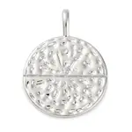 Rack Plating Brass Micro Pave Cubic Zirconia Pendants