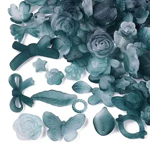 Frosted Transparent Acrylic Beads