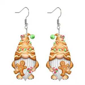 Christmas Acrylic Dangle Earrings