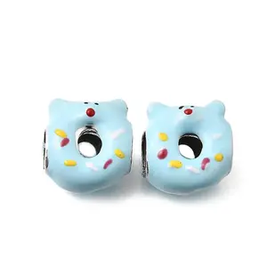 Alloy Enamel European Beads