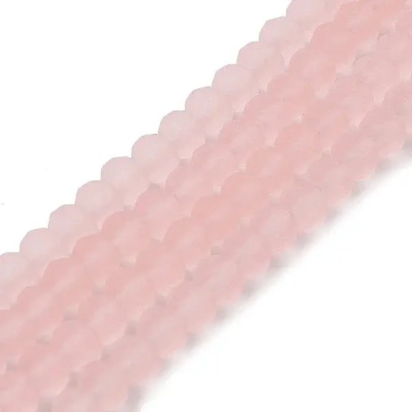 Transparent Glass Beads Strands