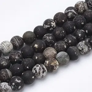 Dyed Natural Agate Beads Strands