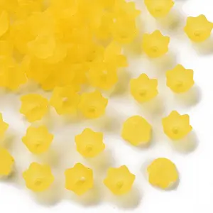 Transparent Acrylic Beads Caps