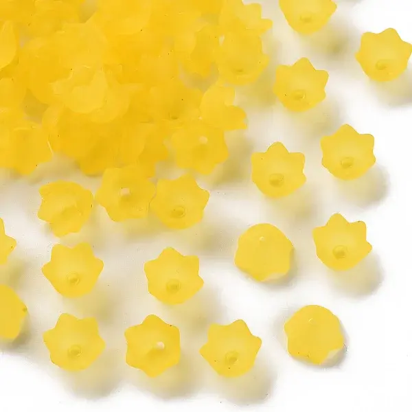 Transparent Acrylic Beads Caps