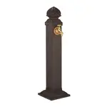Relaxdays FONTÁNA Hnědá antický styl kov 81 cm