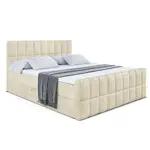ALTDECOR AMERICKÁ postel MIAMI-Z – 140 × 200 cm – H4 – béžová