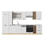 Vicco KUCHYŇSKÝ KOUT Fame-Line Bílý venkovský dům 355 cm , PD Mramor