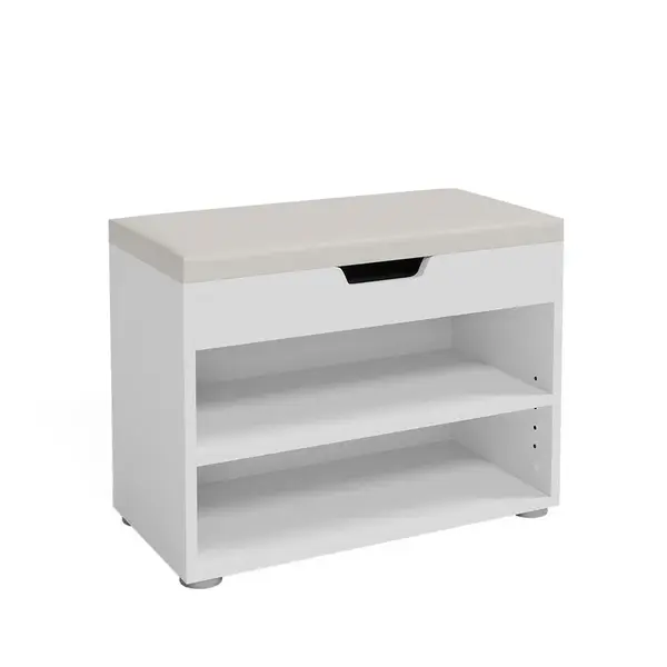 Vicco BOTNÍK S LAVICÍ Rolfe Bílá 60 x 45 cm