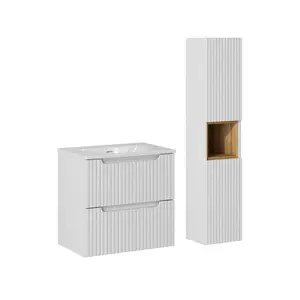 Petits-meubles KOUPELNOVÝ NÁBYTEK 60cm Riva 2er-Set Bílá