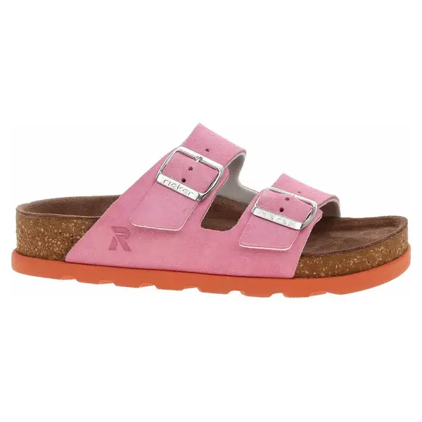 Dámské pantofle Rieker V3190-31 rosa 39