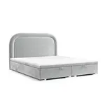 AltaBeds ČALOUNĚNÁ postel HARMONY 120/200 Světle šedá