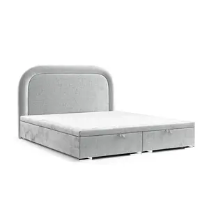 AltaBeds ČALOUNĚNÁ postel HARMONY 120/200 Světle šedá