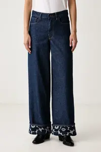 Marimekko  wide leg džíny dámské