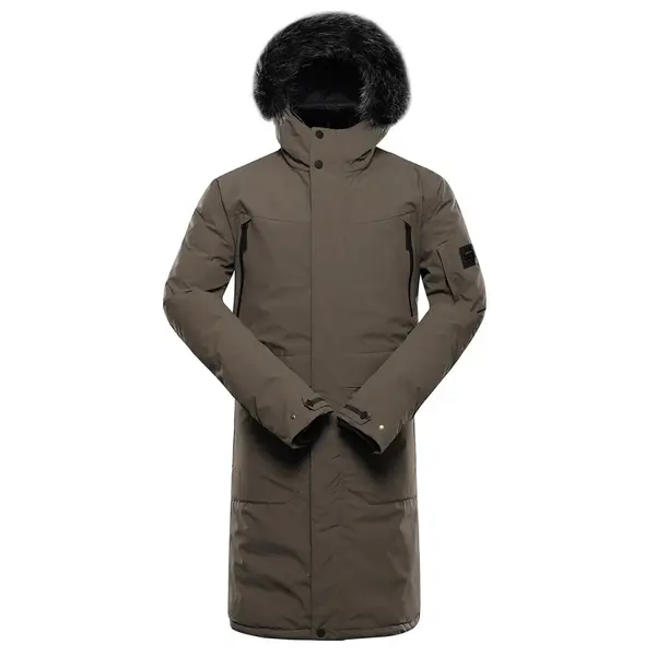Pánský zimní kabát s membránou ptx alpine pro wuss 2 šedá xl