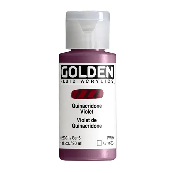 Akrylová barva Golden Fluid 30 ml - Quinacridone Violet 2330