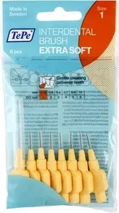 TePe Mezizubní kartáčky Exra Soft 8 ks 0,6mm modrý