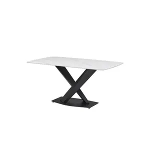 P & B JÍDELNÍ STŮL, černá, bílá, 180/90/75 cm