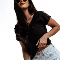 Edoti Fashionable women's blouse LL