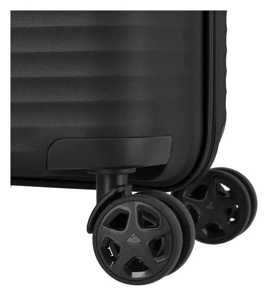 Příruční kufr Travelite Air Stripe 4w S exp Black